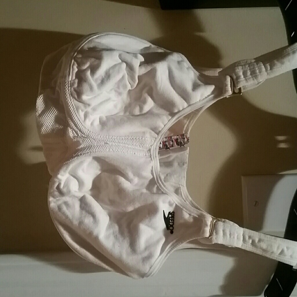 Speedo White Sports Bra